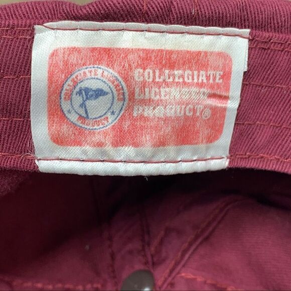 Mississippi State Bulldogs~Maroon/White~Adjustable Sizing Cap / Hat~Preowned - Picture 6 of 6